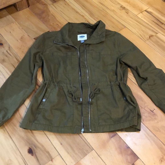 old navy green utility jacket